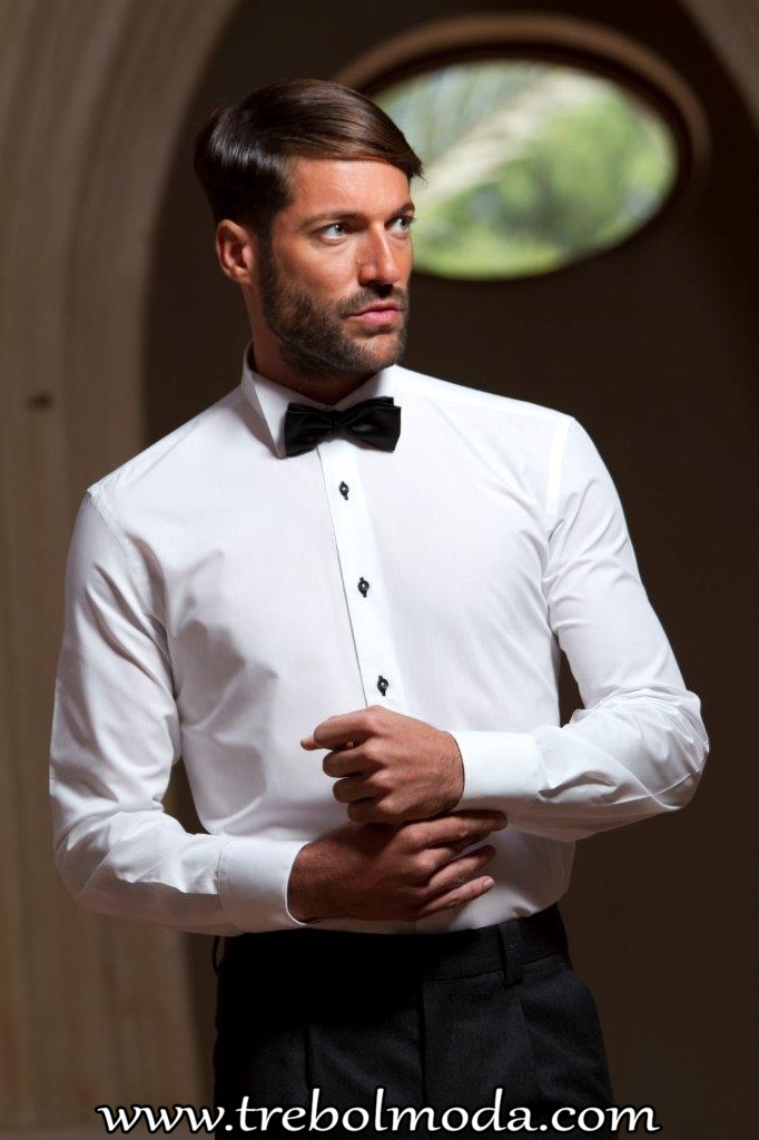camisa cuello pajarita