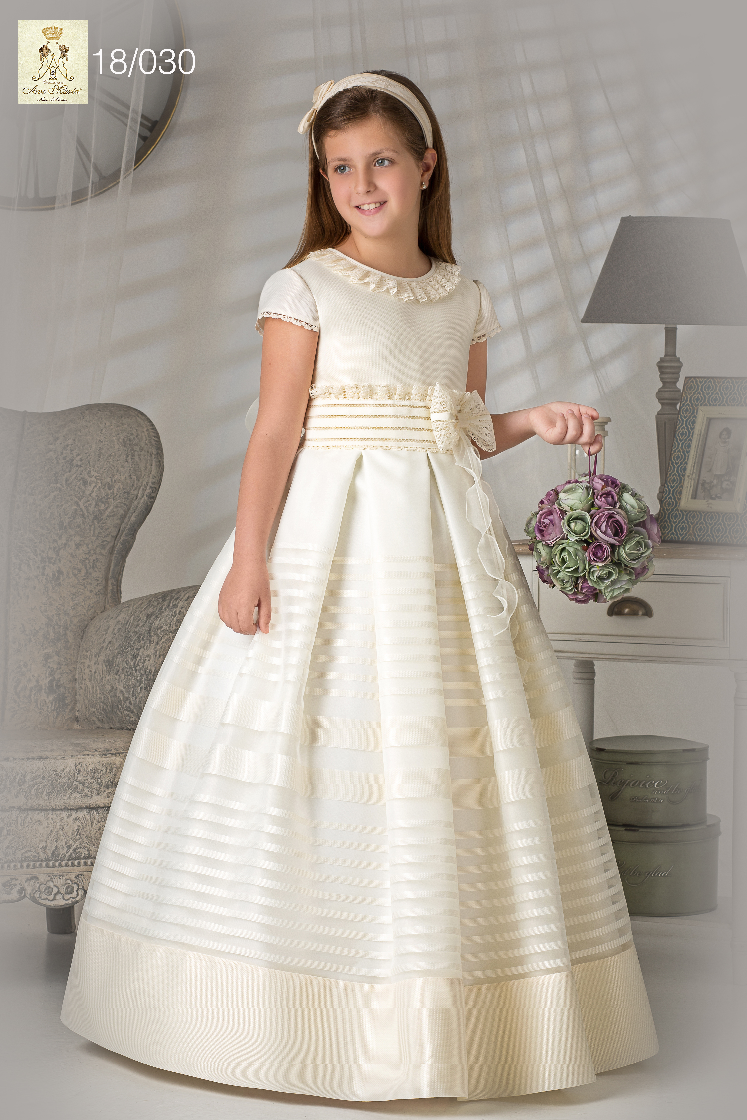 Vestidos comunion 2024 ave maria 2020