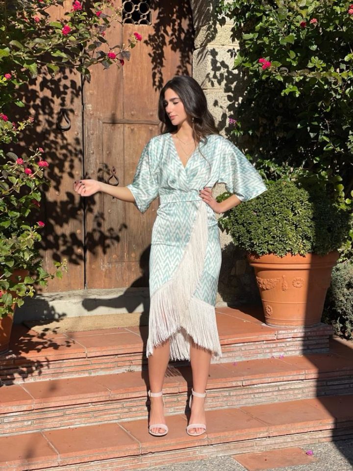 Vestido estilo kimono - Trebol Moda
