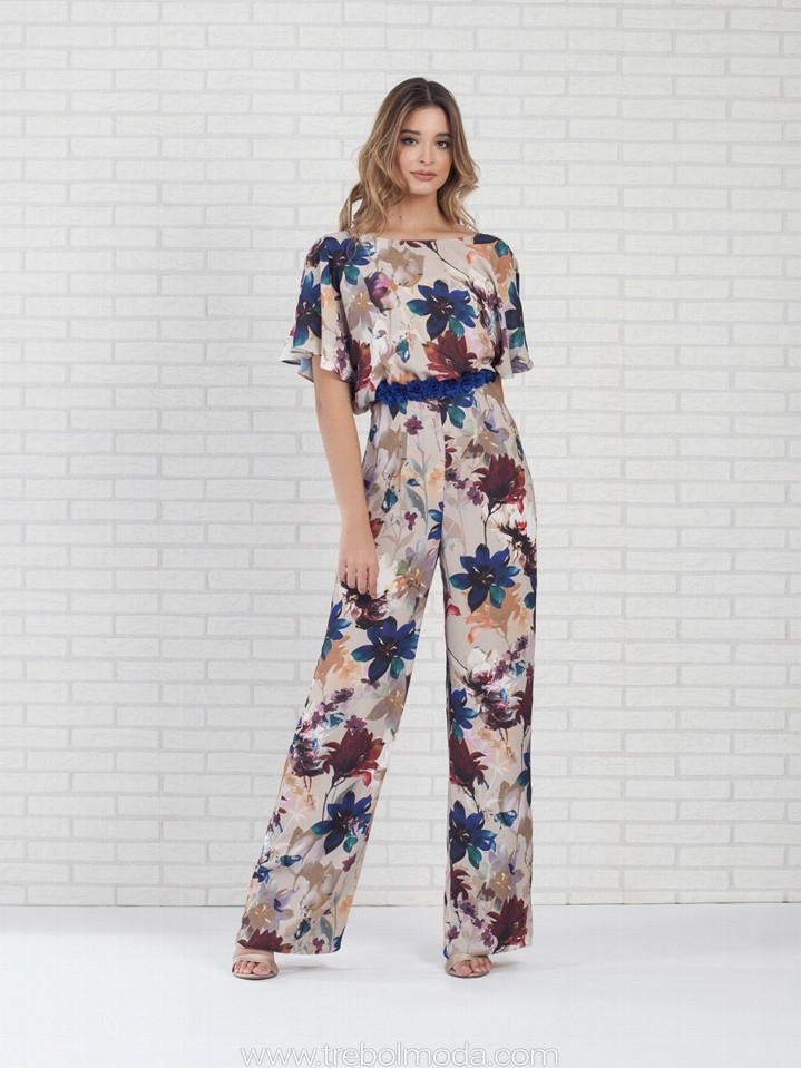 Mono con estampado discreto - Trebol Moda