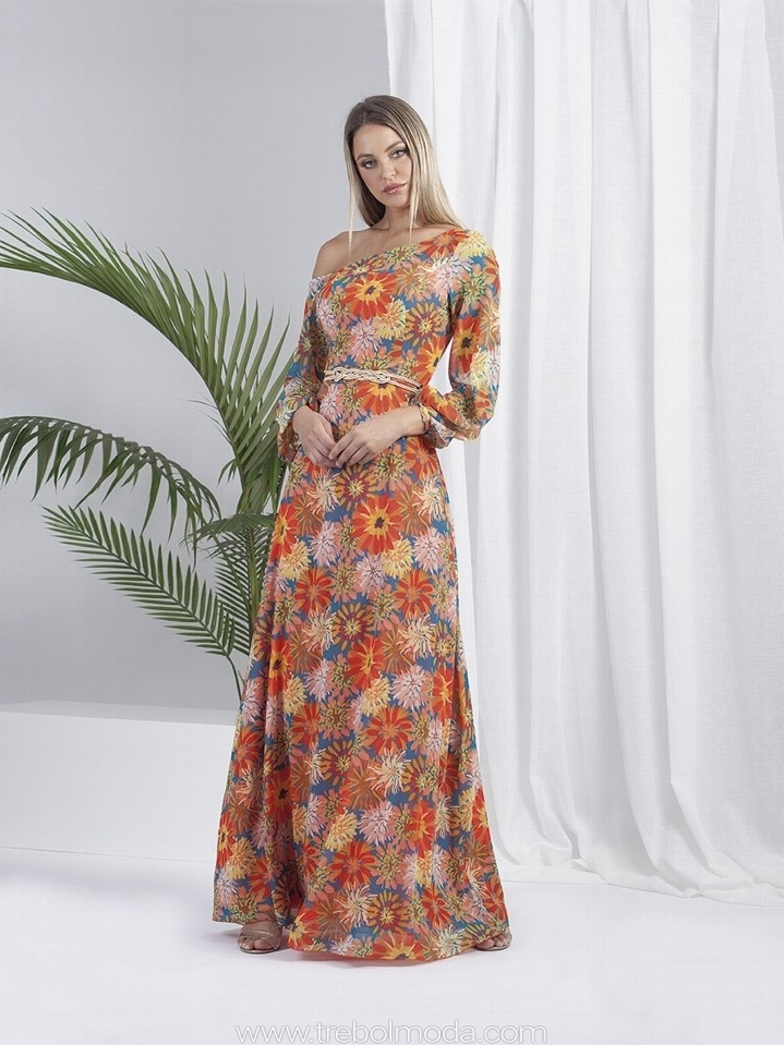 Vestidos largos - estampados - Trebol Moda