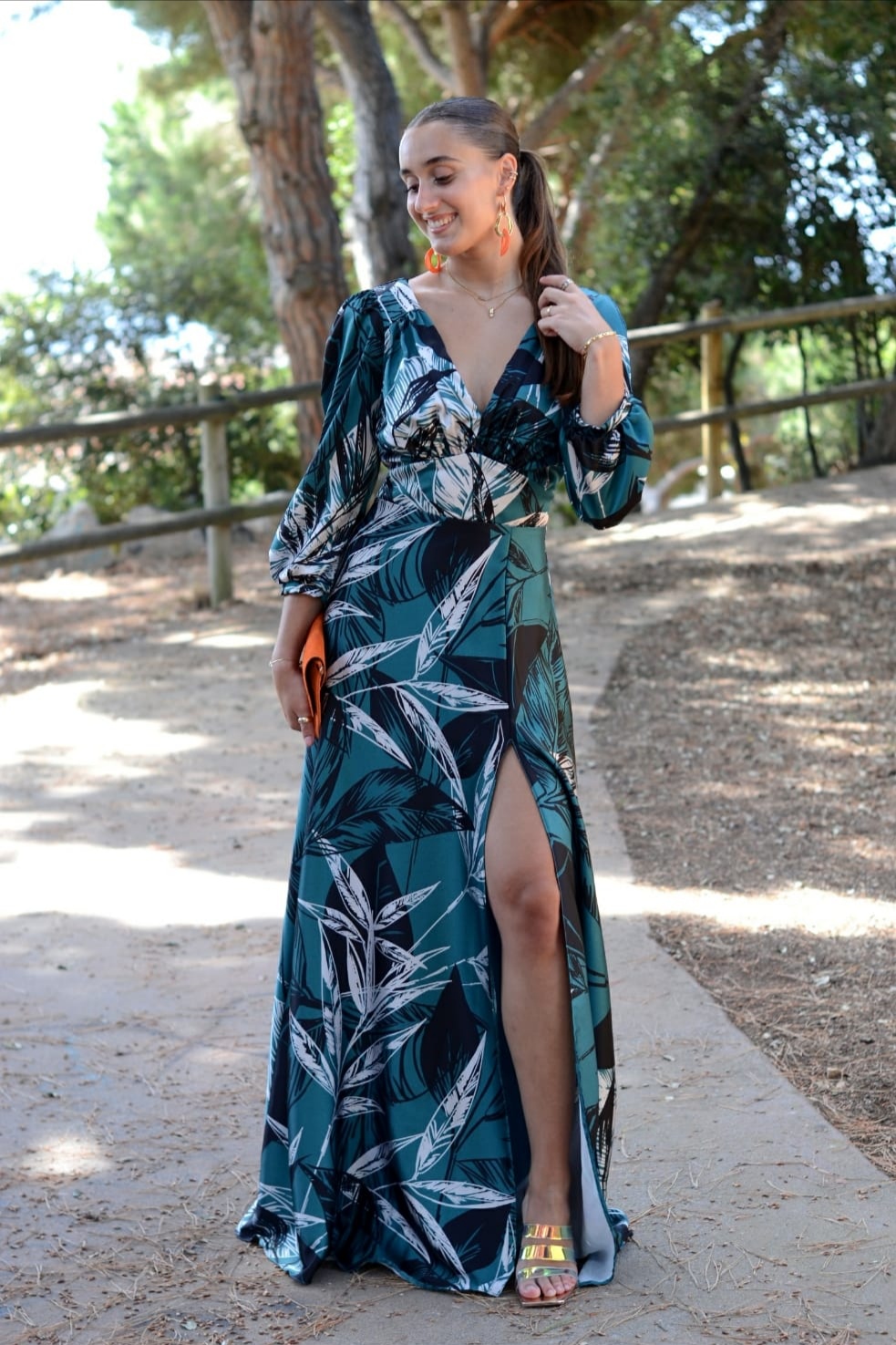 kimono estampado Trebol Moda