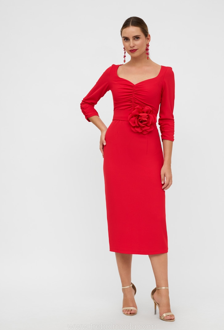 Vestido escote corazón