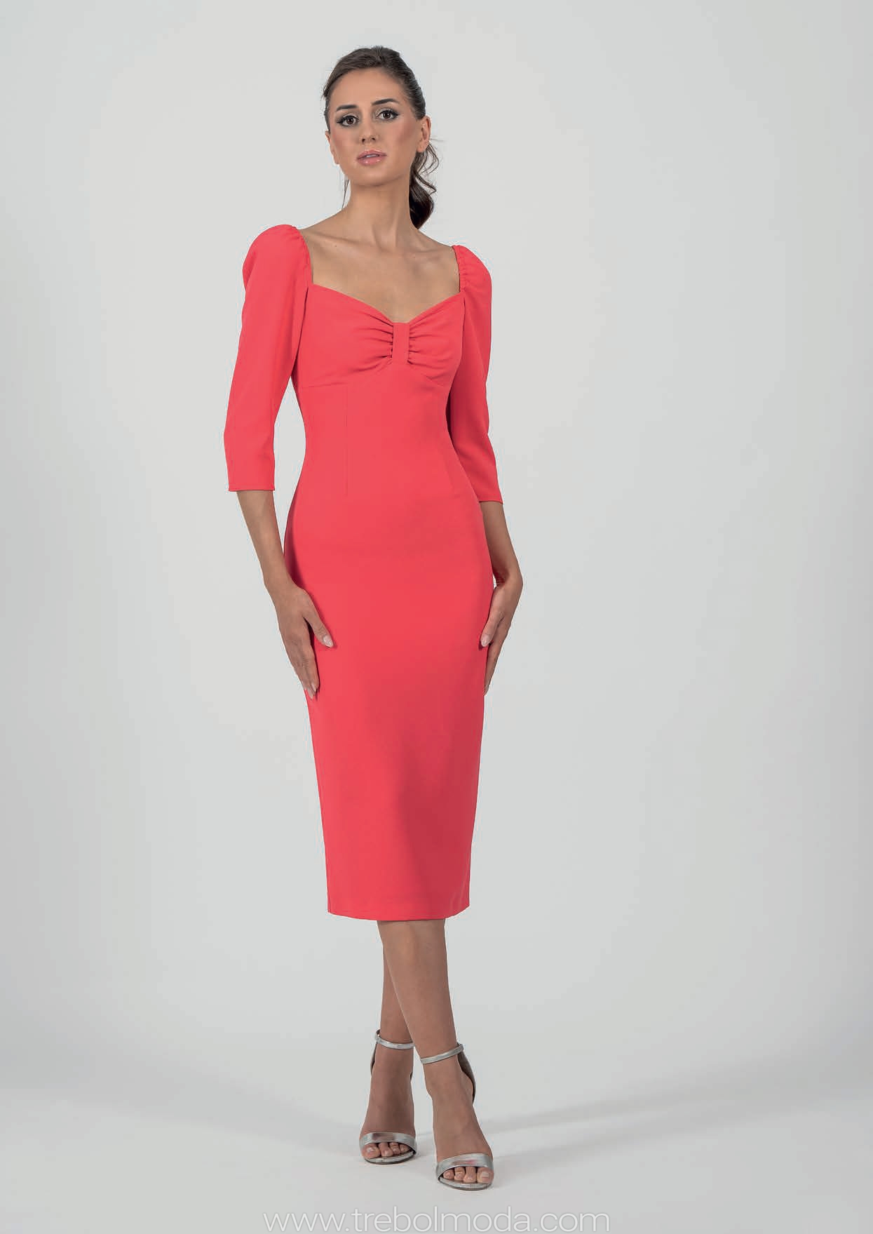 Vestido midi sencillo