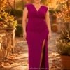 Vestido largo drapeado
