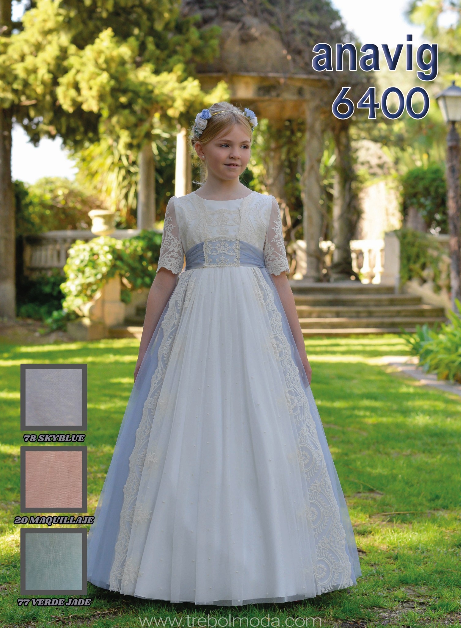 36400 Vestido de comunión elegante
